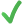 Green Painted Checkmark